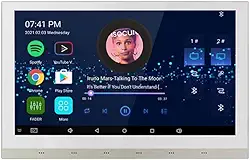 Amplificador de Áudio Android, Tela Touch 7 Polegadas