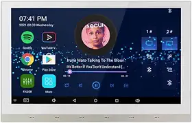 Amplificador de Áudio Android, Tela Touch 7 Polegadas