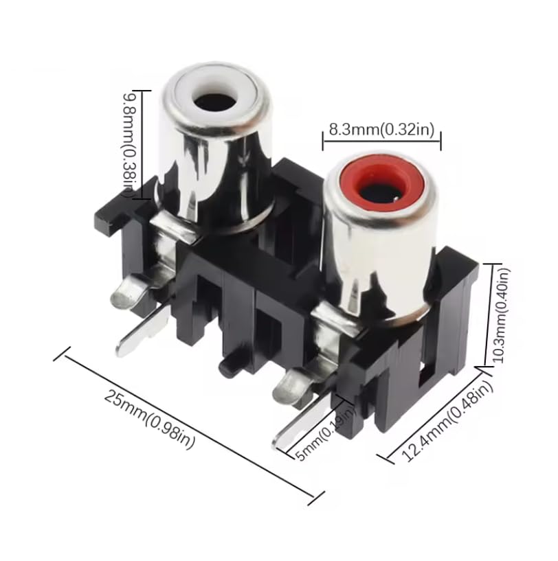 4 X Vite Antenna TV Easy Fit, Spina Coassiale Maschio, Electromart SFCPM - Foto 2