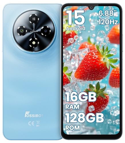 Amazon | FOSSiBOT S5 SIMフリー スマホ 本体 16GB RAM+128GB ROM 最大