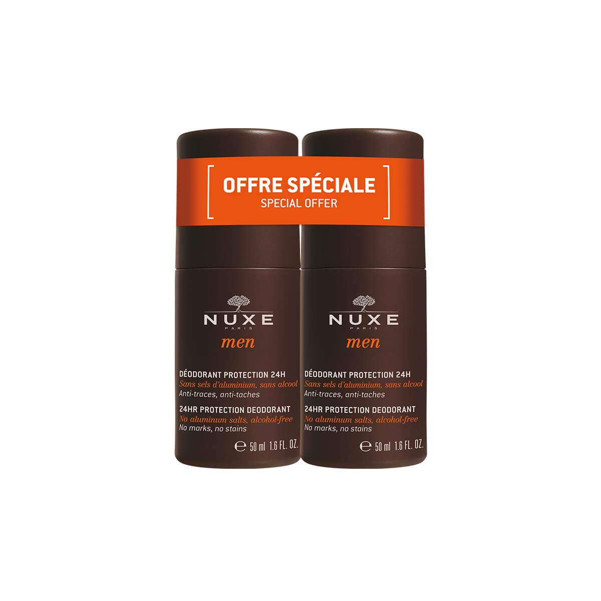 Nuxe Men 24 Hour Protection dezodorant 2 x 50 ml