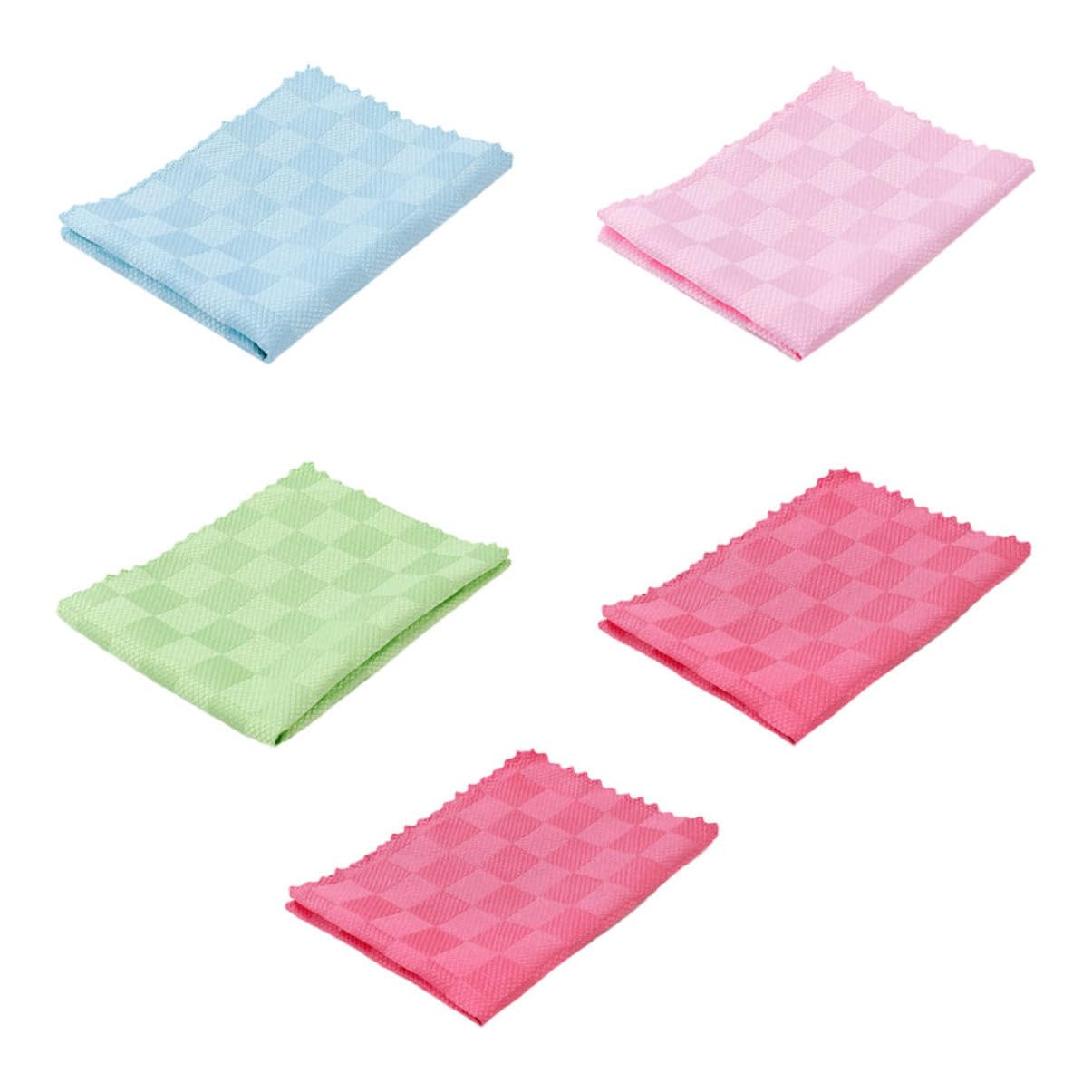 VALICLUD 3 Series Paquete De Paños De Cocina Multifuncionales Paños De Limpieza para Lavado De Platos Color Aleatorio Absorbentes Y Duraderos para Utensilios De 5 Piezas*3