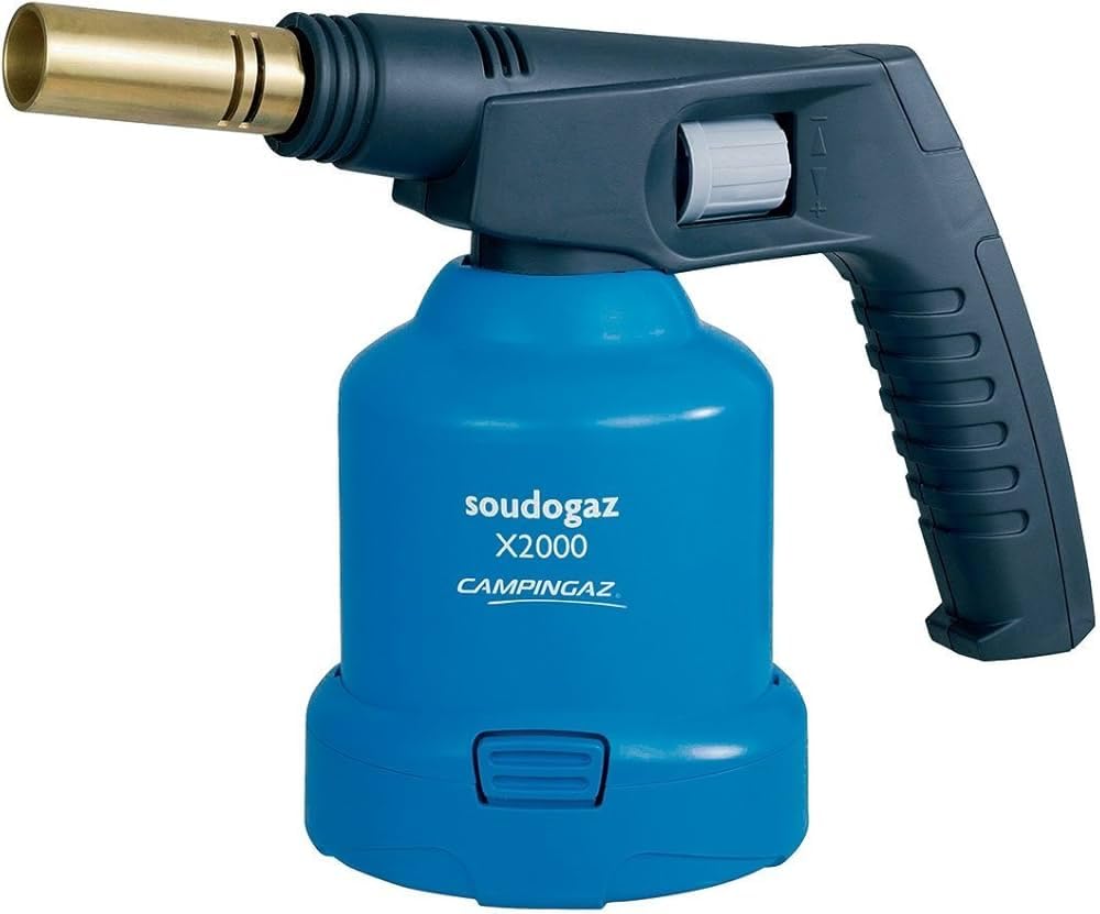 Campingaz Lötlampe Soudogaz X2000 mit Piezo Zündung für Stechkartusche C206 GLS, 2000026177
