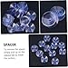 Vaguelly 24pcs Suction Cup Bumper Silicone Suction Pads for Glass Tables Double-Sided Suction Cup Pads No Tool Required Anti-Slip Pad for Furniture