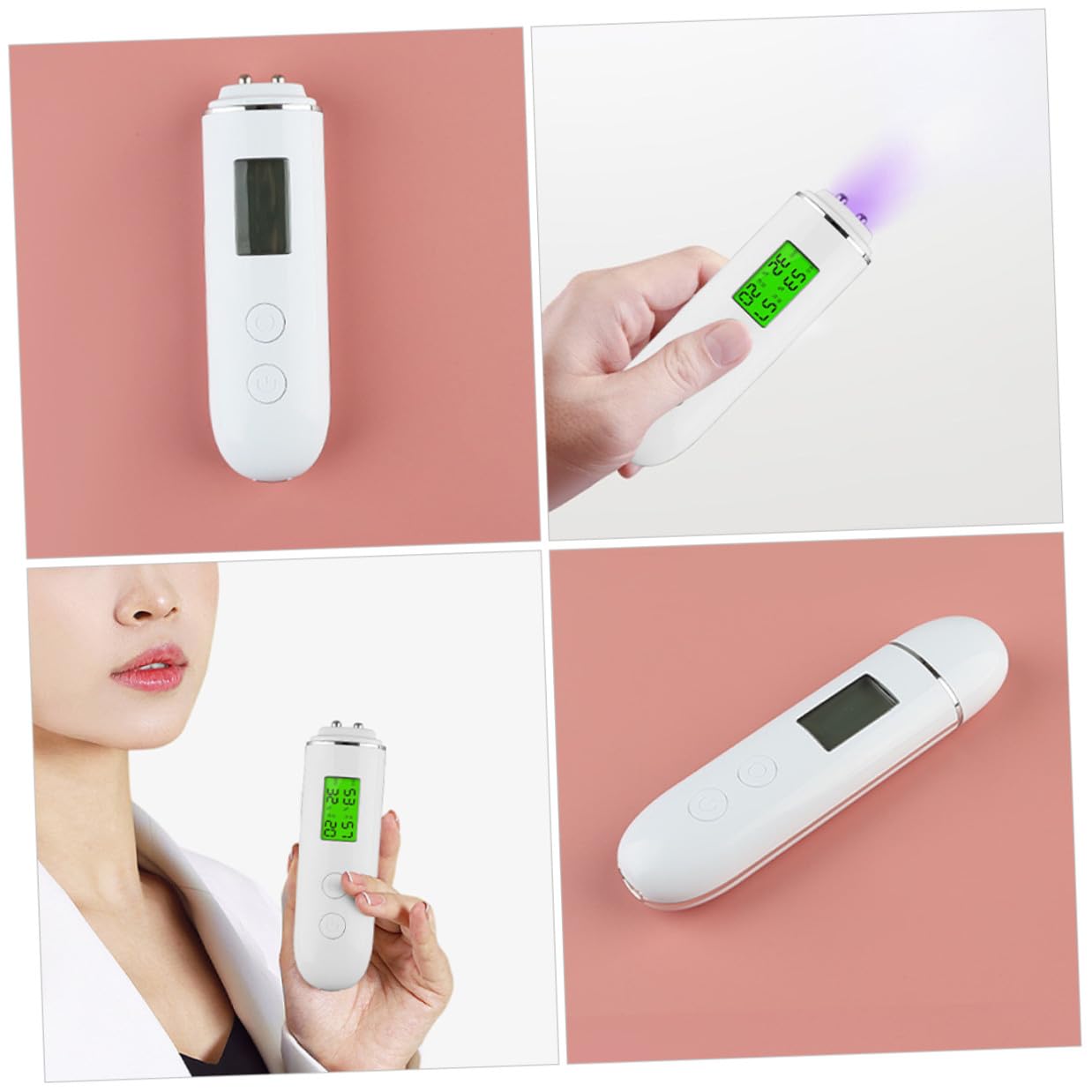 Analizzatore Viso Digitale per Misurare Idratazione, Corpo Bianco
