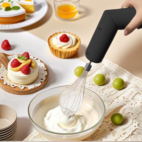 Batidora de mano inalámbrica: adiós cables con este batidor de huevos plegable 6