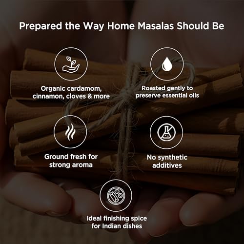 Image of Pure & Sure Organic Garam Masala 200gm| Traditional, Authentic & Multipurpose Masala Powder | Perfect Blend of Spices with Great Taste & Aroma | No Preservative & Pesticide| 100gm each (Pack of 2)