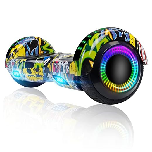 FLYING-ANT Hoverboard, 6.5 Inch Self Balancing Hoverboards with Bluetooth and Flashing LED Lights, Hover Board for Kids Teenagers