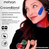 Mehron Make-Up Cream Blend Stick do malowania twarzy, ciała i kremu podkładowego | pisak do malowania ciała (niebieski)