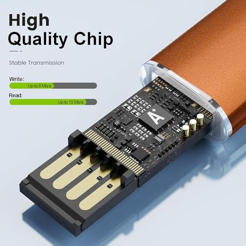 Clé USB 2.0 2 Go orange avec capuchon de protection lot de 10