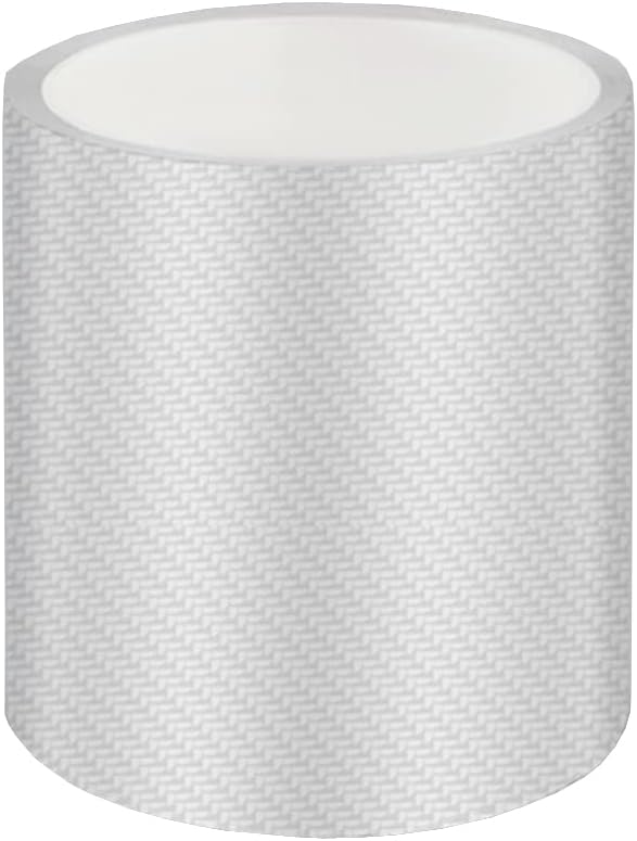 ETOPARS Protector de Parachoques 10cm x 5m Fibra de Carbon Transparente Protector de Borde de Puerta de Coche Anti-colisión Protector Umbral de Puerta de Tira Protección Goma