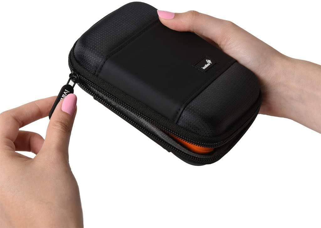 Ivation 2 Pack Compact Portable Pocket-Sized Hard Drive Case Compatible with WD My Passport, Elements, Gaming, Seagate, Toshiba Canvio, Lacie and More : Electronics