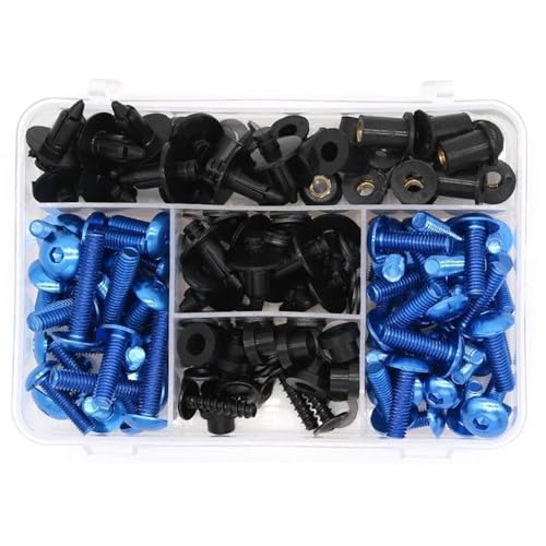 Fixation pare-brise moto M5 M6 bleu pour réparer les vis de ZX6R