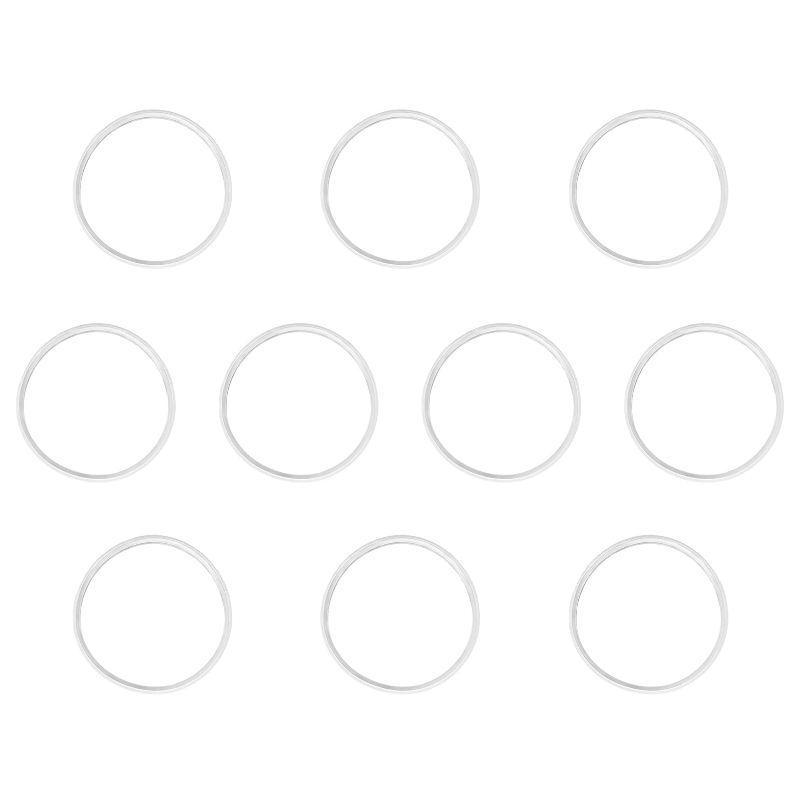 YROHGKPN 10Pcs Leakproof Silicone Cup Lid Gaskets Seals Replacement Water Bottle O Shape Resealable Enduring O Shape Resealable