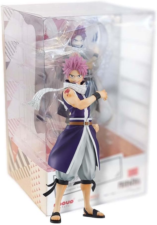 Good Smile Company Natsu Dragneel: 17cm Popup Parade Statue Figurine Bundled with 1 A.C.G. Compatible Theme Trading Card (94390)
