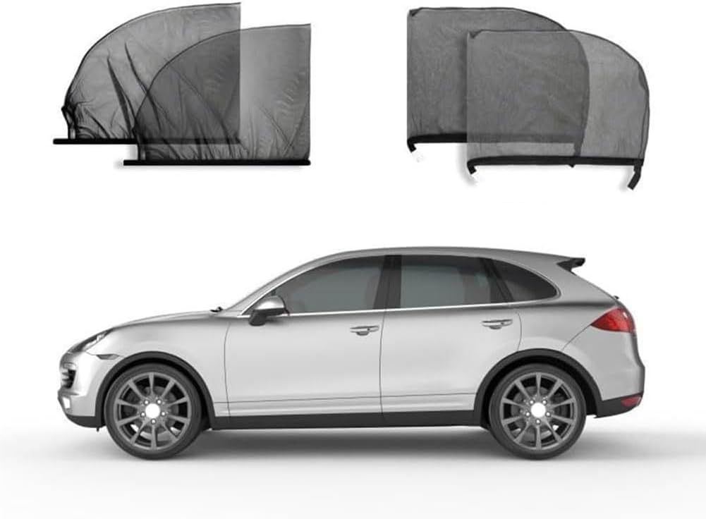 Car Side Window Sun Shade For BUICK ExcelleGT 2010-2014, Breathable Mesh Window Socks Blackout Sun Shield Block UV Rays Privacy Protection,C/Entire-vehicle