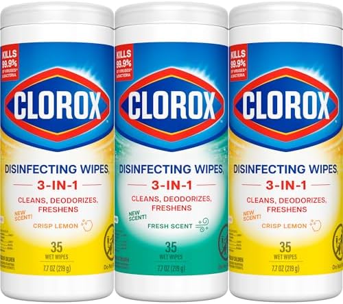 Clorox® Disinfecting Wipes, 35 Wipes Per Tub, Pack Of 3 Tubs