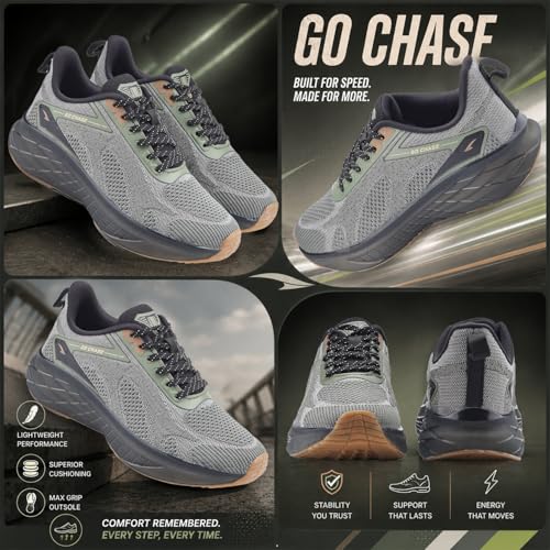 Image of ASIAN Powerplay-35 Men's Running & Training Shoes | Gym Sneaker with Cushioned Sole, Breathable Mesh & Grippy Outsole, Ideal for Travel