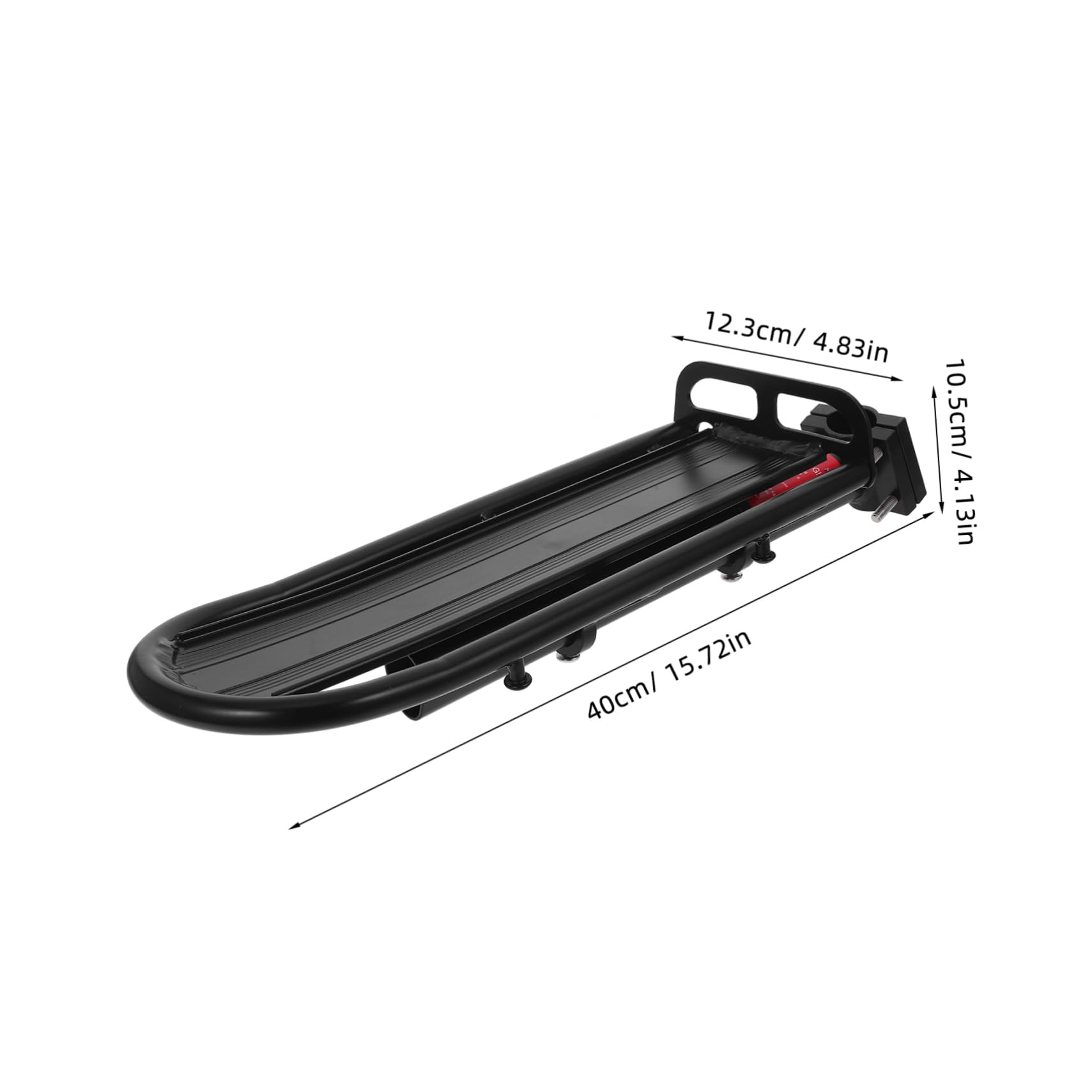 Abaodam 1Pc Cargo Rack for Mountain Bikes Rear Luggage Rack Flexible Carrier Load Capacity Easy Install Durable Black Design