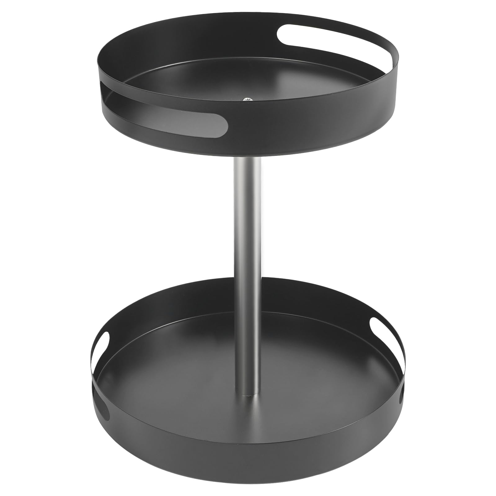 Regał na przyprawy o 360°, obrotowy regał kuchenny, 2-stopniowy organizer kuchenny, obracany o 360°, asystent przechowywania