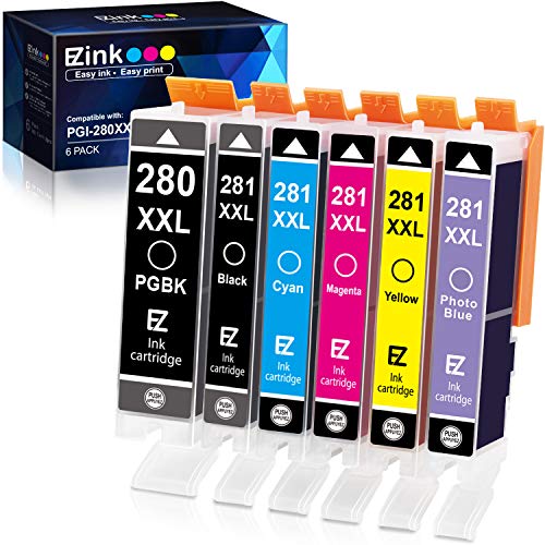 E-Z Ink (TM) Compatible Ink Cartridge Replacement for Canon PGI-280XXL CLI-281XXL PGI 280