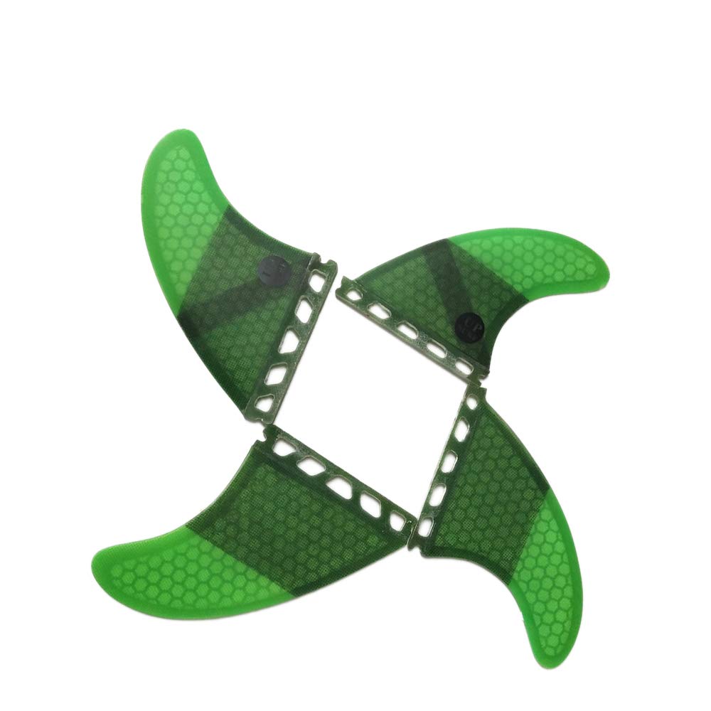 Amazon.com : UP SURF Surfboard fins K2.1 Future Quad 4fins