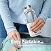 IXTECH Portable Water Warmer for Travel, Instant Breastmilk, Baby Formula, Water, Portable Bottle Warmer, 10., Ounces with Adjustable Temperature Control, Rechargeable and Wireless.