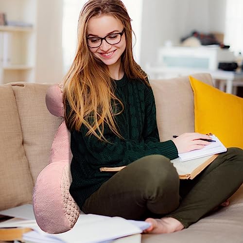 leitura,Encosto macio com braços para cintura - Almofada multifuncional Ice Silk 2 em 1 - Alívio des