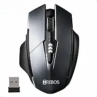 Mouse Gamer USB Bluetooth Sem Fio Wireless Recarregavel com 6 botões 1600 DPI Bateria 500mAh IF-212