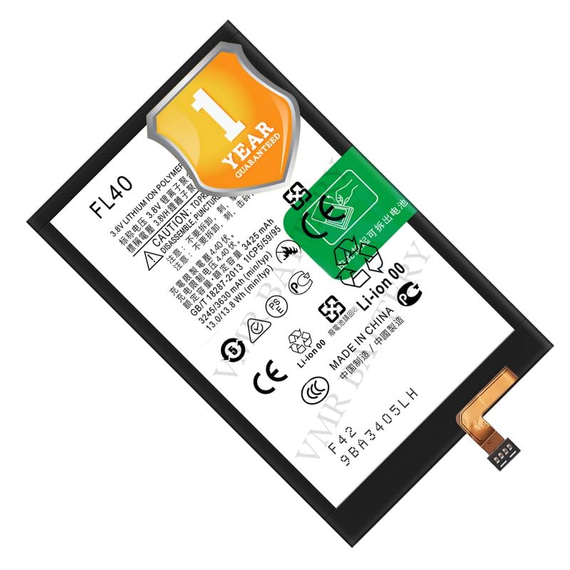 Image of Original FL40 Battery Compatible for Motorola Moto X Play (XT1562, XT1563, XT1564) | Moto X Play Dual SIM (XT1563) | Motorola Droid Maxx 2 (XT1565, XT1565B) - (3630mAh) - 1 Year Warranty K7