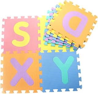 CIYODO 26 Peças Tapete De Brincar Para Bebês Almofada De Chão Para Crianças Tapetes De Chão Interligados Tapete De Brincar De Eva Tapete De Chão Para Bebês Tapete De Engatinhar