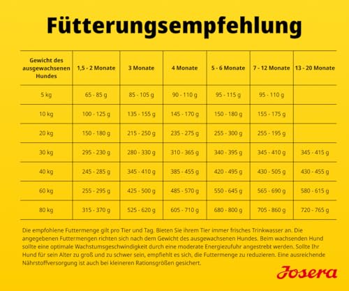 JOSERA Junior High Protein Seefisch (1 x 12,5 kg) | Premium Trockenfutter aktive Hunde ab der 6. Lebenswoche| Lachs & Süßkartoffel | getreidefrei & proteinreich | L-Carnitin & Taurin | 1er Pack