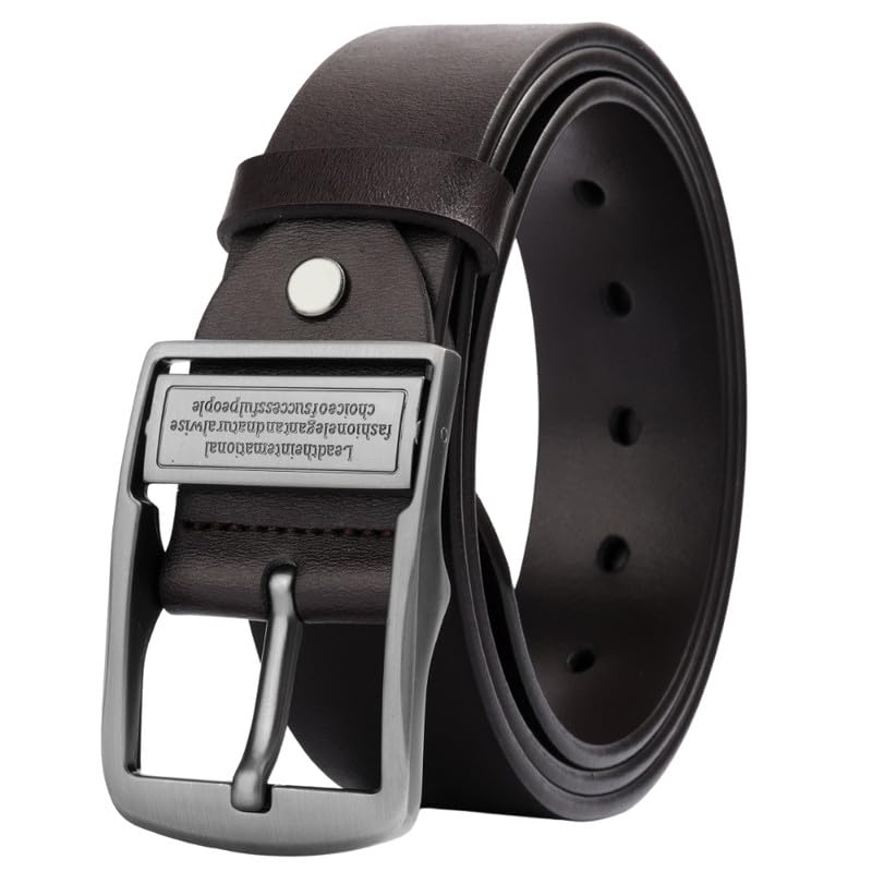 mastyle Men's Adjustable Two-Layer Belt with Pin Buckle for Casual Fashion Belt for Men-picture-49