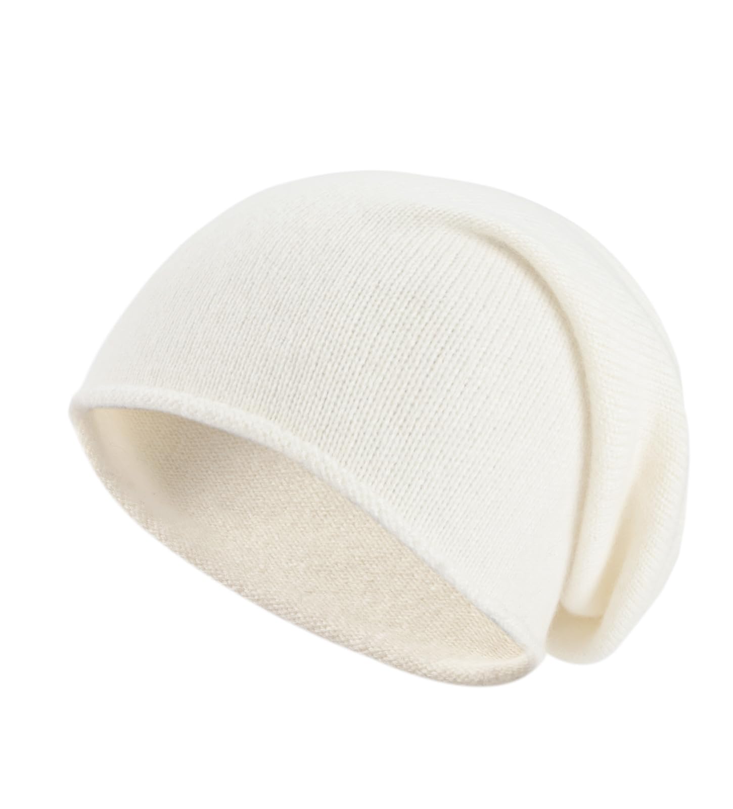 Villand Cappello Slouchy in Cashmere al 100% per Donne, Morbida Cuffia in Cashmere Calda per Signore