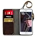 KArt- iPhone 8 Plus, iPhone 7 Plus Wallet Case [ Detachable SlimCase] Genuine Leather Phone Case [Credit Card Slots] Vintage Flip Case Cover ,Functional Kickstand[Gift Box] -Free Screen Protector