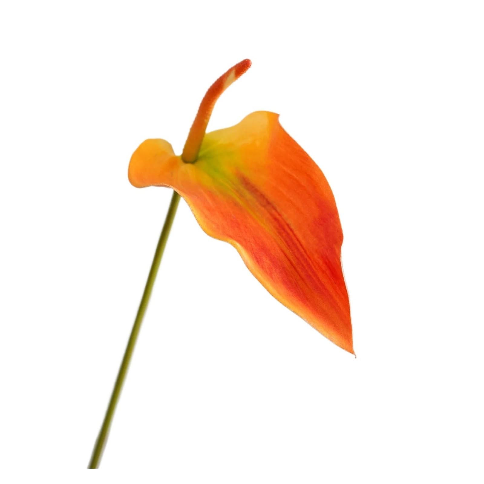 Casetlong 5Pcs Artificial Flower Wedding Arrangement Home Decorative Party Table Flowers Photography Props(Orange)