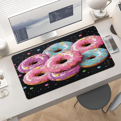 Donut Mouse Pad grande antideslizante goma 30x60 cm miniatura 6