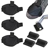 RTUMENG Kit 6pzs Accesorios de Moto, Incluir 3 Protector de Calzado para Moto y 3 Fundas para Palanca de Cambios,...