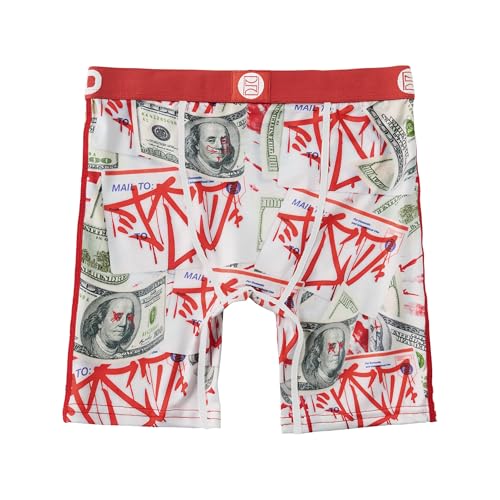 Image of PSD Underwear Boys Youth Money Postage Boxer Brief, Multi, L