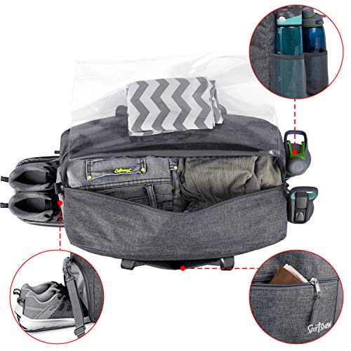 Sportsnew Gym Bag With Shoe Compartment And Large Toiletry Bag With Wet Pocket For Women thumb #2