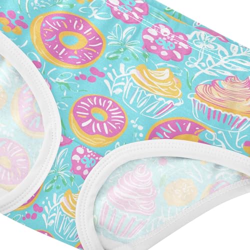 Little Girl Underwear Toddler Panties Kids Undies Cakes Flowers Soft Cotton Briefs 2T-8Y4