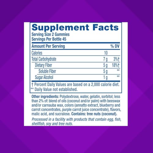 Vitafusion FiberWell Sugar Free Gummies