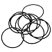 Produktbild SODIAL (R) 10 x Schwarzes Nitrilkautschuk O-Ring Dichtung Gummimuffen 36 x 40 x 2 mm