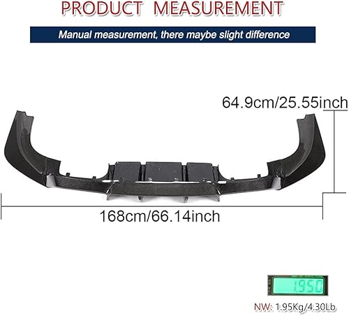 Miniatura 4 de Borde de parachoques trasero de fibra de carbono para BMW F87 M2 M2C Competition 2016-2019 Kit de cuerpo de alerón difusor trasero salida de fábrica
