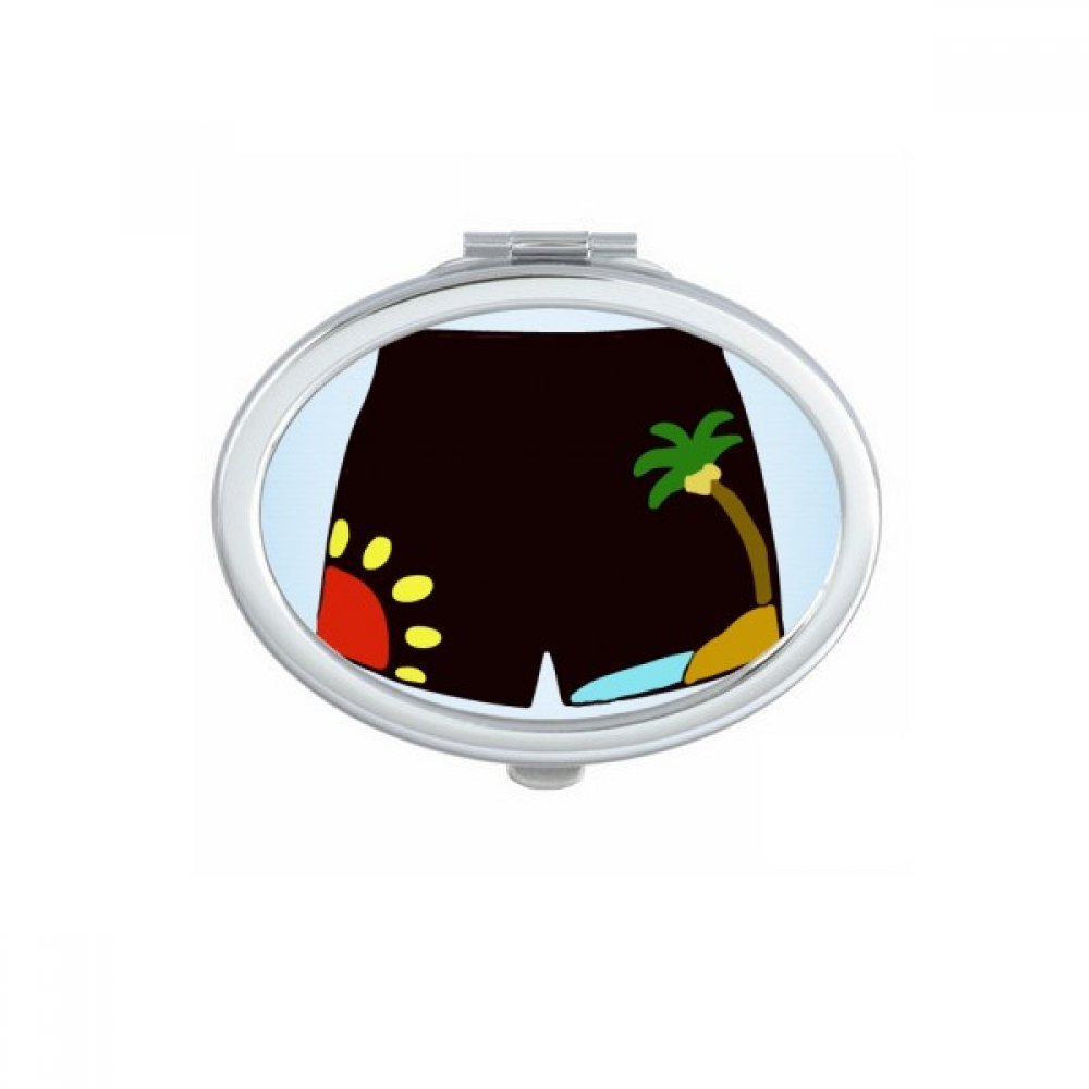 Miroir de poche ovale compact pour en finir avec les miroirs de sac trop lourds