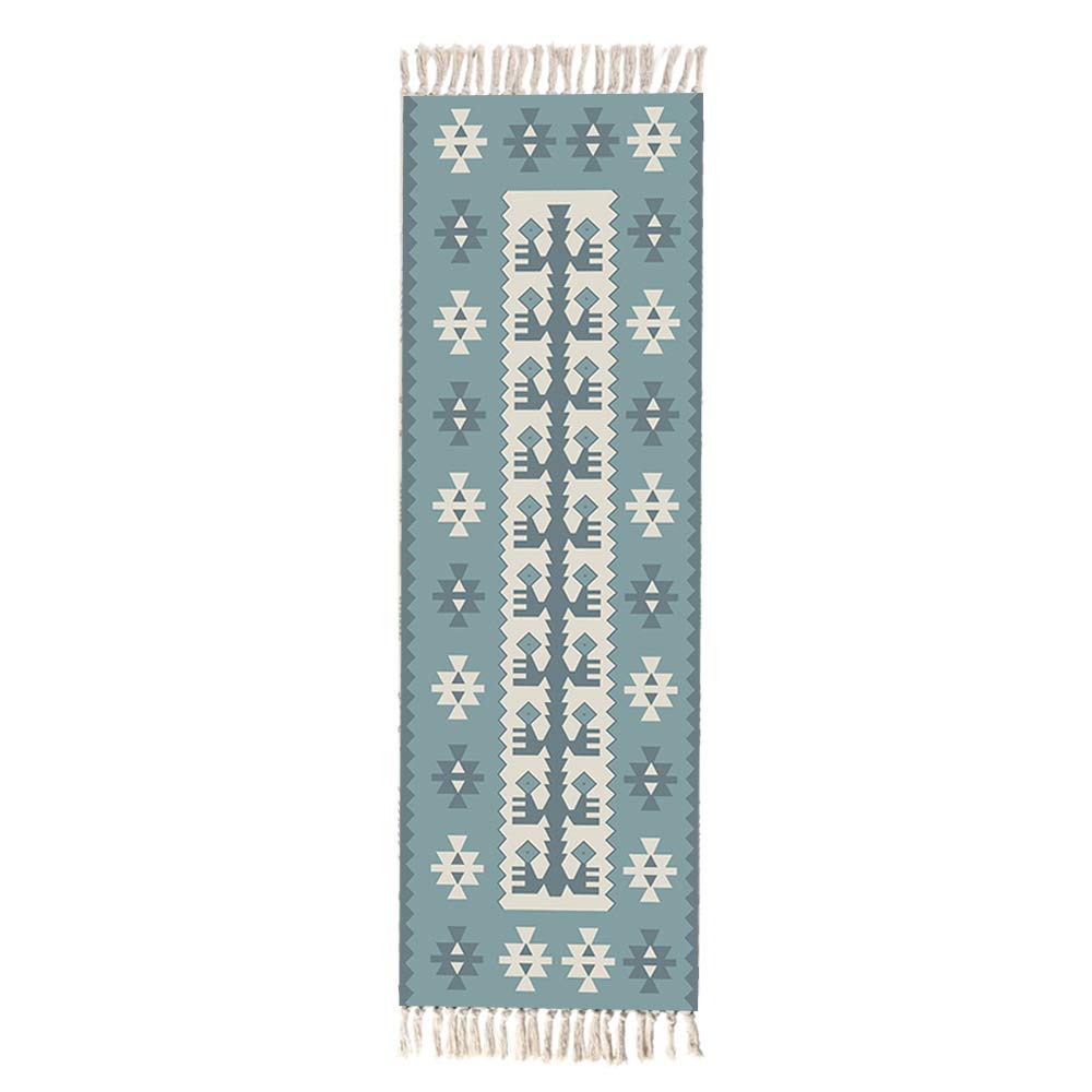 Tapis de style moderne à rayures et treillis géométrique texturé chic - 8