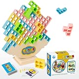 YISOOPEI 32pcs Stacking Toys Balance Building Blocks, Blocks for Kids Ages 4-8, 2 Player Games for F