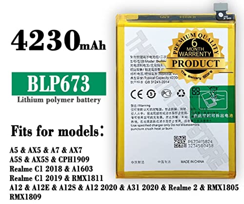 Image of Original BLP673 Battery for Oppo A3S / A5 /A7 /A5s / A3S / 2 / C1 / Battery with 6 Month Warranty***(Y0000027)