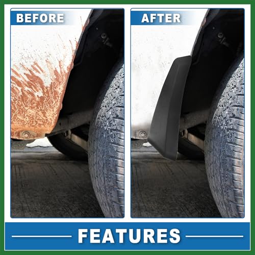 Image of Motoforti Mud Flap Splash Guard with Mount Accessories Front & Rear Side Mud Guard for Subaru Forester 2014-2018 (Set of 4) Long-lasting