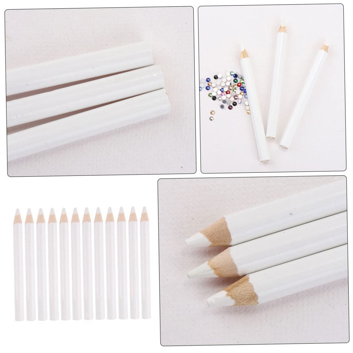 24pcs Refillable Nail Art Rhinestone Picker Pens with Ergonomic Design Easy to Use Dotting Tool for Manicure and Diy Nail Art